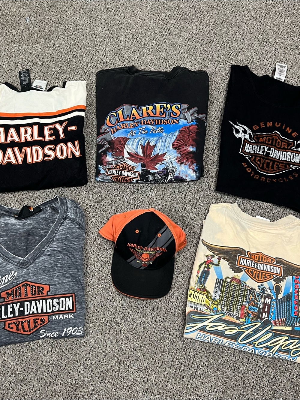 6 Piece Harley Davidson Lot